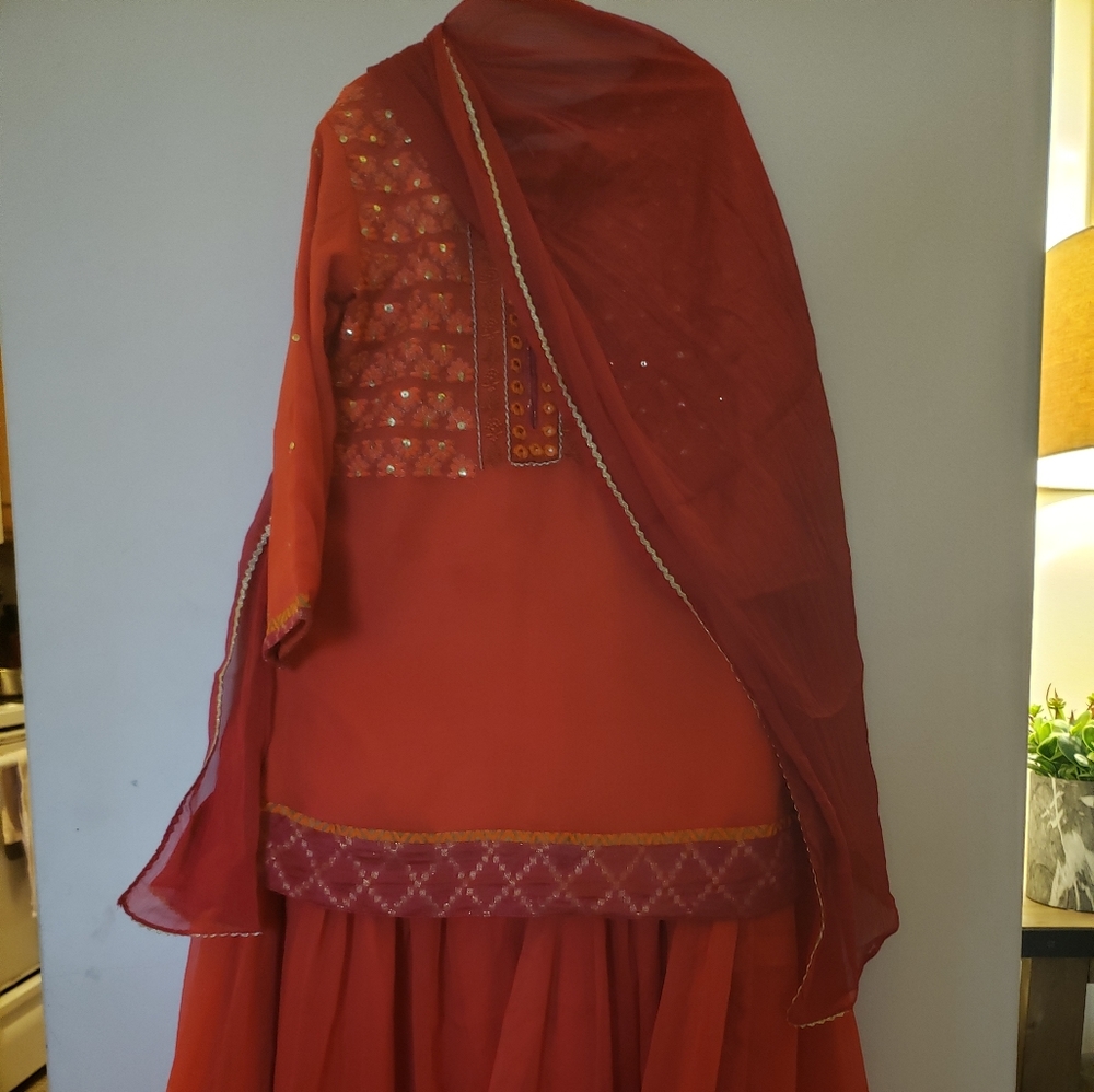 Indian/pakistani sharara